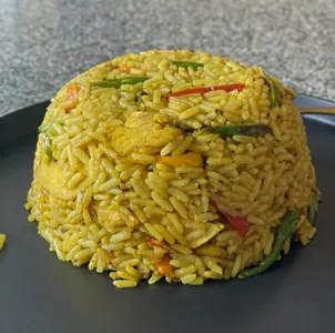 Ofada rice & Ayamase sauce