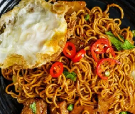 Indomie with Eggs