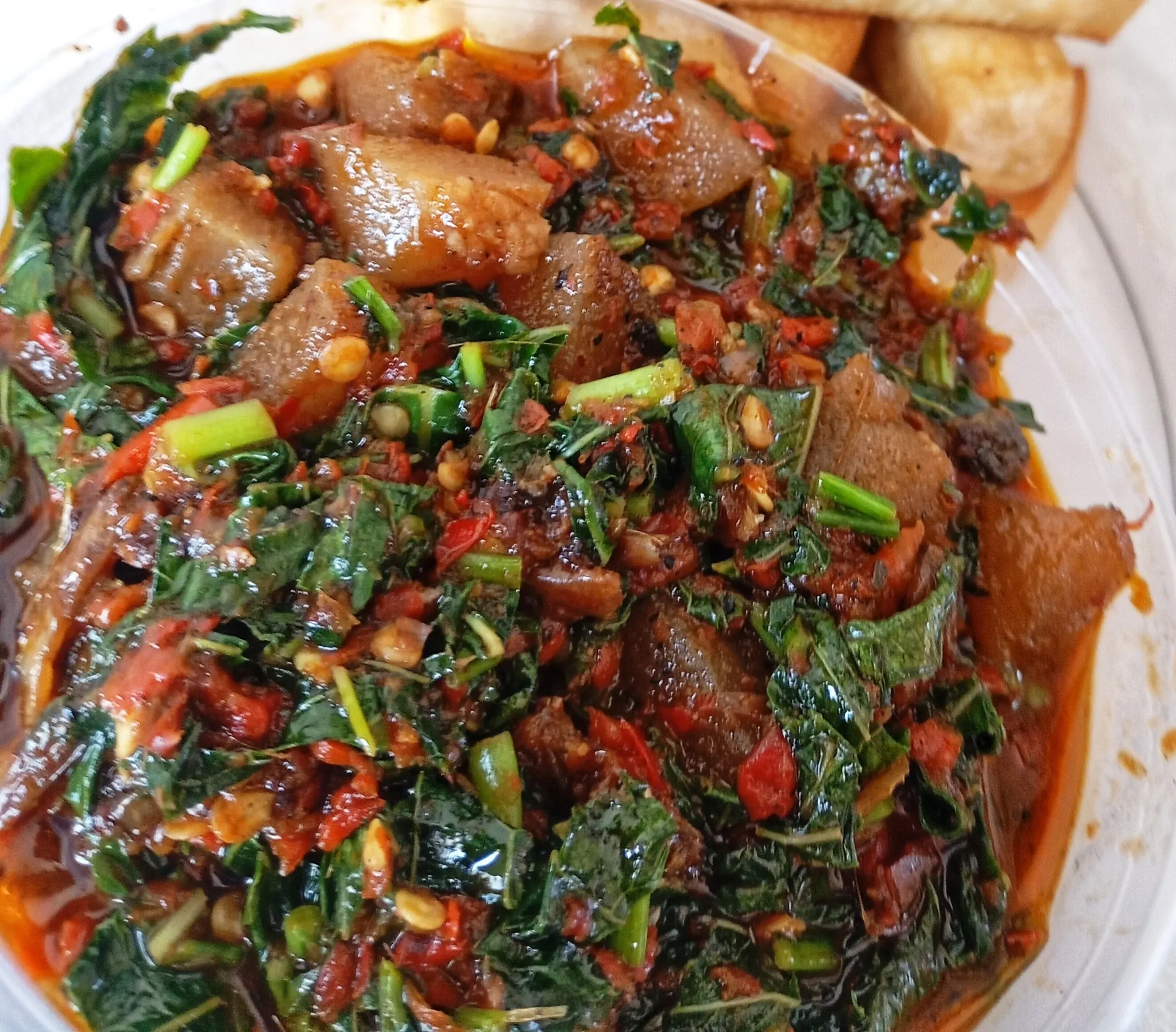 Green vegetable sauce