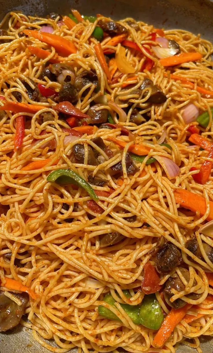 Spaghetti with beef