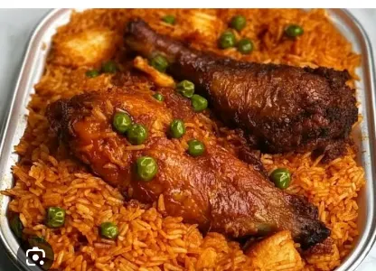 Jellof Rice with Turkey
