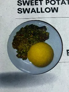 Gari and Eguai with beef
