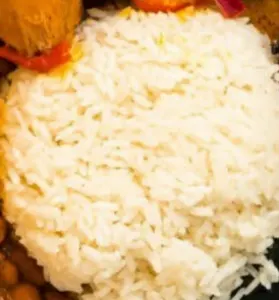 White Rice and stew