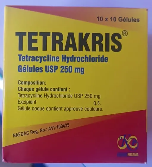 CAP. TETRACYCLINE 250MG