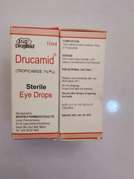 Drucamid eyedrop