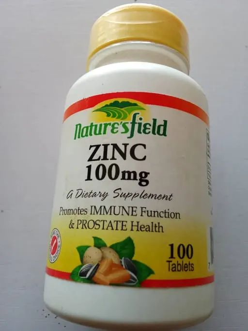 Natures field Zinc 100mg
