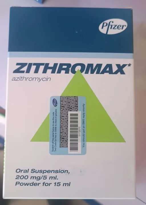 SUS. ZITHROMAX 200MG/5ML