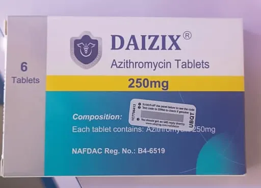 TAB. DAIZIX 250MG