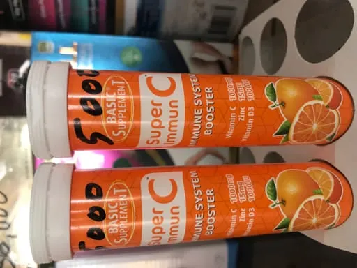 Vitamin c 1000mg with zinc 15mg and vitamin D3 1000IU